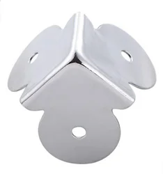 Decorative metal corners for wooden box