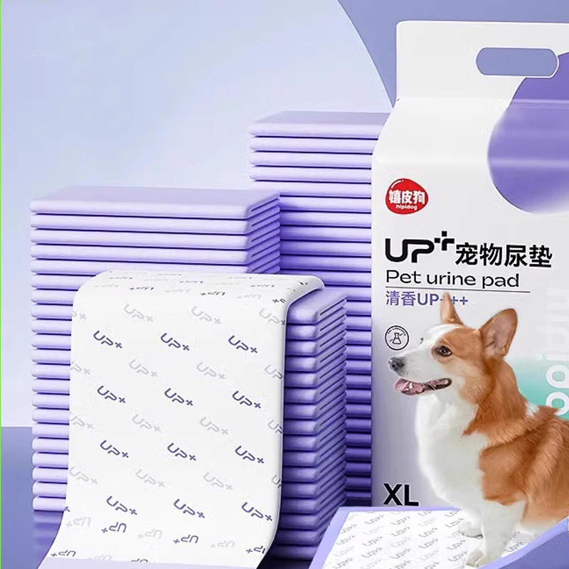 Fast Shipping Wholesale Manufacturer Cotton 50pcs/bag Pet Grooming Accessories Dog Pee and Poop Pad Puppy Training Pet Pads