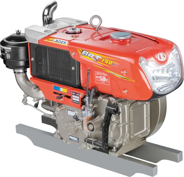 Hot selling single cylinder water cooled RK140  diesel engine for farm