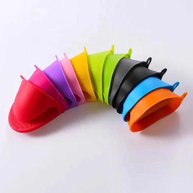 Kitchen Cooking Heat Resistant Colorful Food Grade Silicone Oven Mitts