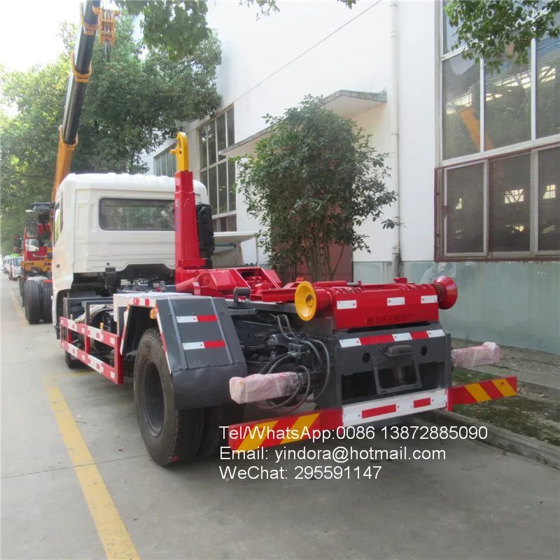 Dongfeng 6x4 10 колесный гидравлический рычаг 20 м3 18 16 М3 съемный подъемник для контейнера