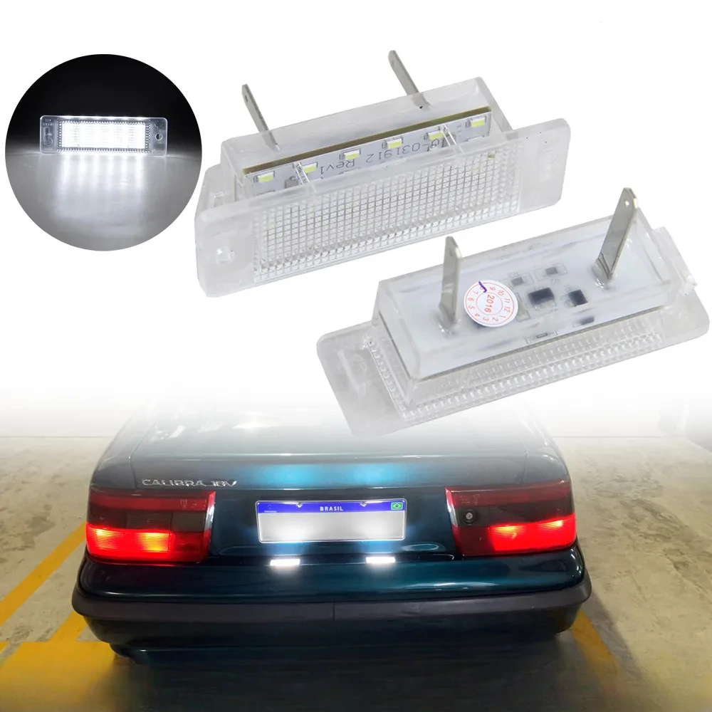 2pcs of Car LED Number License Plate Light License Plate Lamp For Opel Astra F 1992 - 1998 Calibra 1989 - 1999