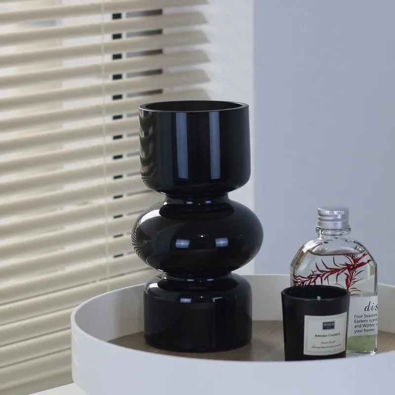 Arrangement Glasstableware Vase Dishes Setck Glass Vase Decoration Small Fresh Tabletop Decoration Dry Flower Bouquet Flower