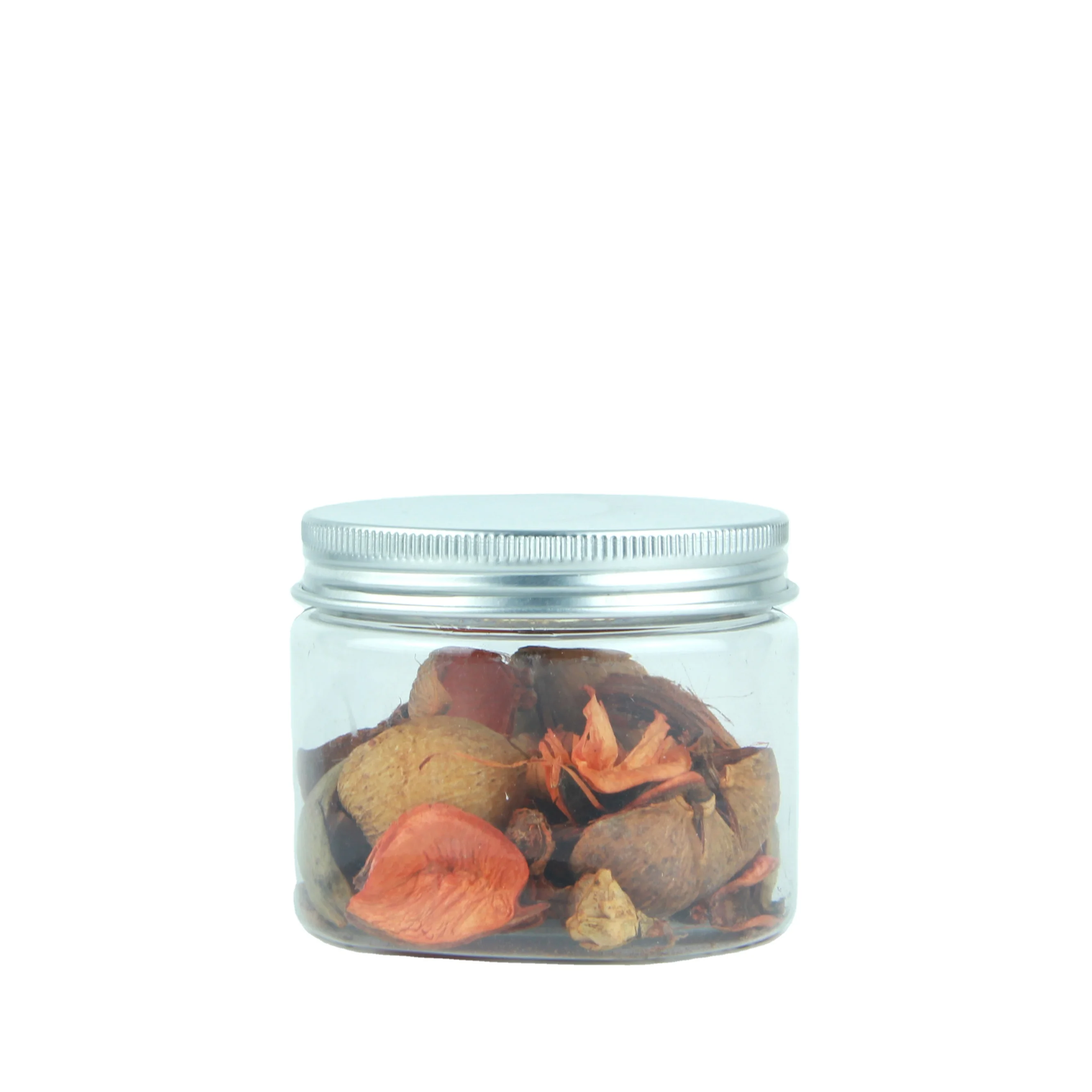 100ml wide mouth clear Food Grade pet plastic Candies  dessert jar food storage spice Jar for fruit jam & dried seeds with lid
