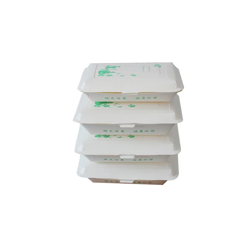 Wholesale Clamshell Food Packaging Paper Box Lunch/Meal Takeaway Paper Container