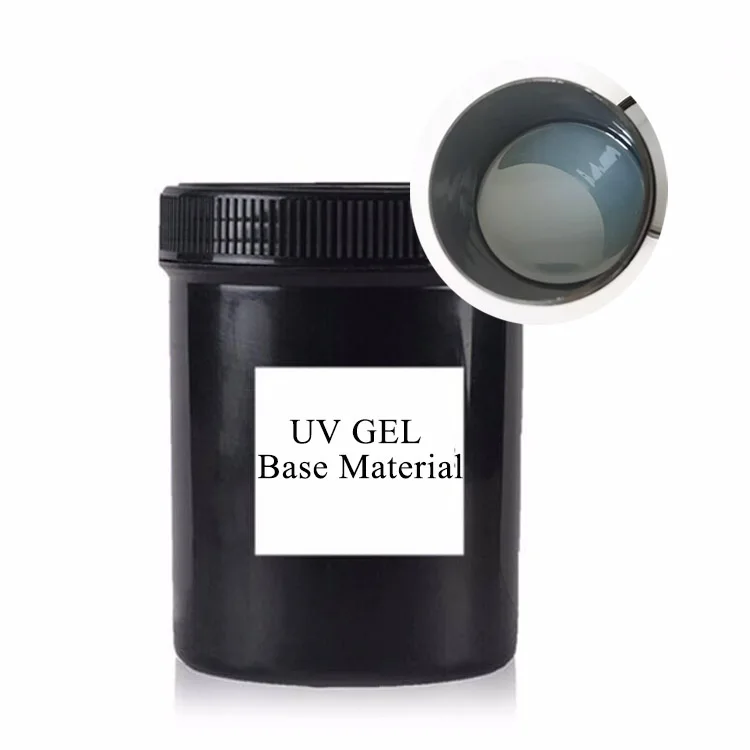 Clear UV Gel Nail Polish Base Materials for Color Mixing Bulk 5kg 10kg 20kg Base Raw Material for Gel Polish