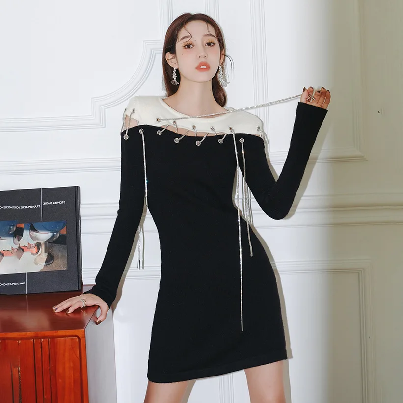 Popular Dense Diamond Tube Chain Fashion Round Rhinestone Shoelaces Diy Trouser Hoodie Glass Rope Drawstring Trims Clothing Belt