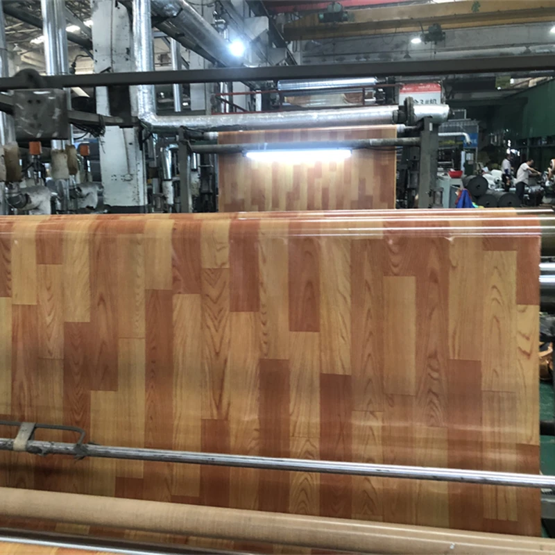 WENGE factory waterproof 0.35mm non-slip plastic carpet pvc sheets linoleum floor roll Luxury vinyl roll flooring for indoor