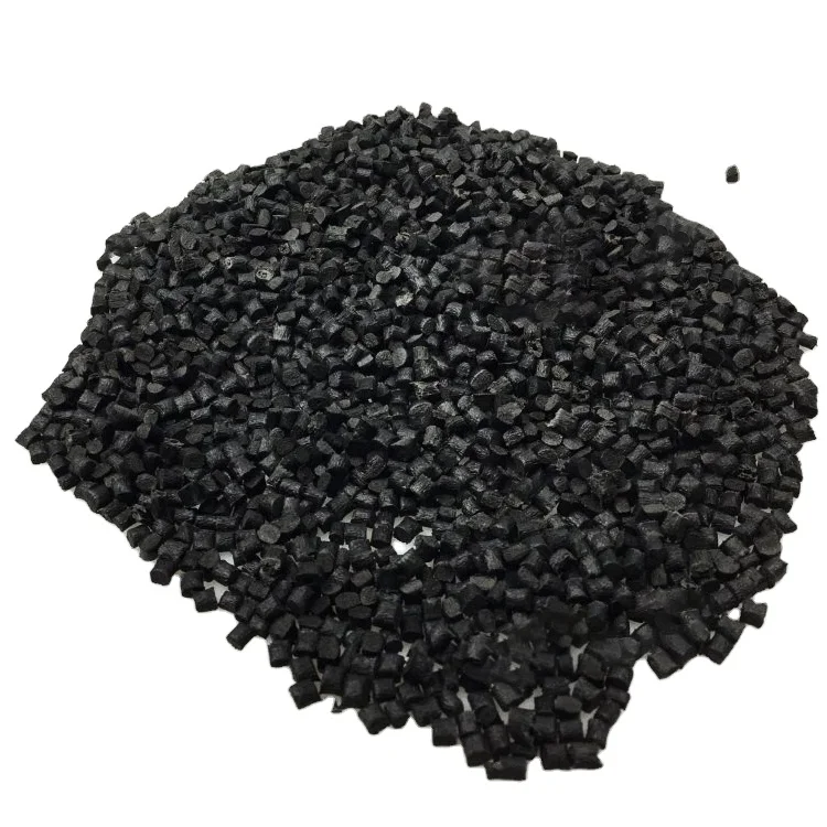 High Strength Shock Resistance PA66 Granules Black Plastic Injection Parts PA66 Granules