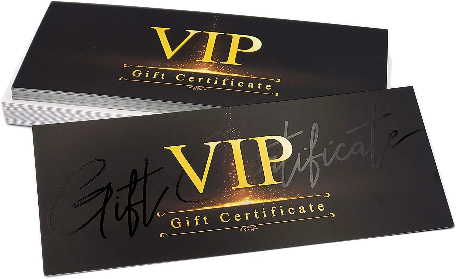 Blank Gift Certificate Custom Printing Cash Coupon Card Gift Voucher for Business