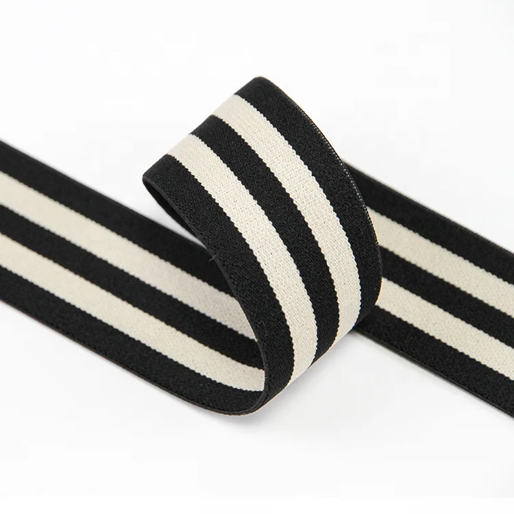 Custom Strong Thick Elastic Band 40mm Elastic Tape Elastic Strap Spandex Underwear Elastic Webbing For Clothes