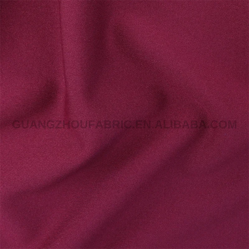300G Luxury Polyester Spandex Venetian Velvet Plush Brushed Stretch Suiting Fabric