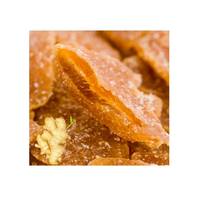 Healthy Crystallized Organic Vegetables Chinese Ginger Crystallized Chunks Dried Ginger Sugar Red Slices