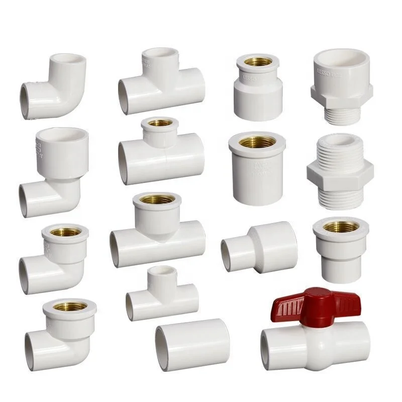 High quality water supply and drainage plastic tubo tee pipe pvc fittings for plumbing pipe fittings