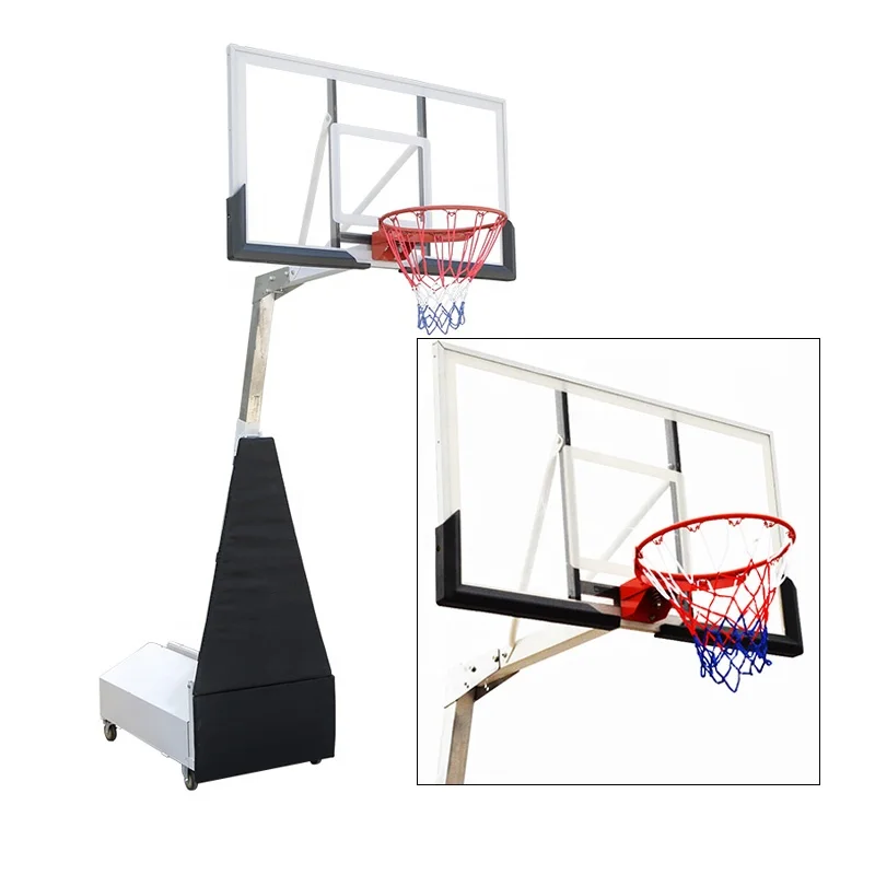 A-G6L 2019 New Professional Adjustable Collapsible Basketball Match Outdoor Portable Basket ball hoop Stand 3.05 Movable System
