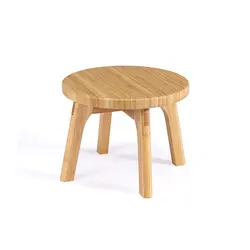 Wood small seat Natural wooden stool Custom bamboo small kids stool