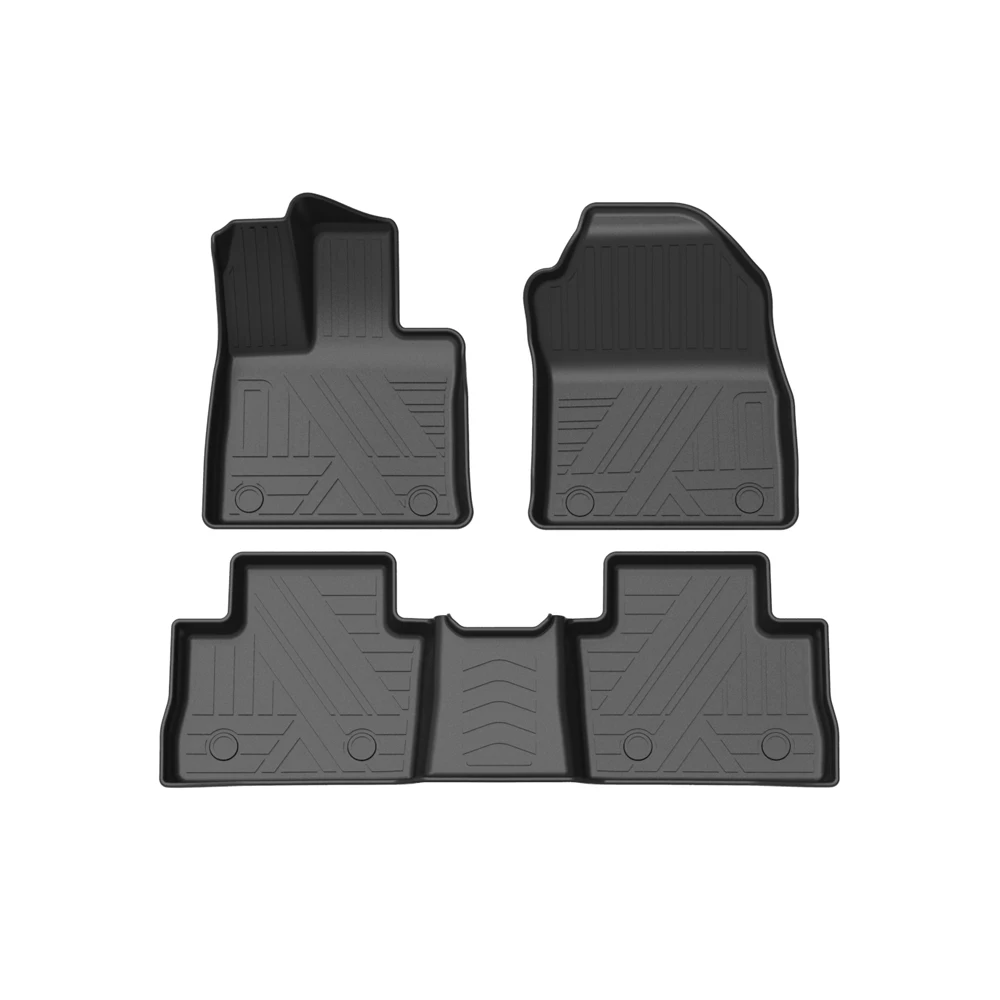 
Car Floor Mat Set 3D TPE Non-slip Custom Foot Pad Carpet Mats For Toyota HILUX INNOVA CRYSTA FORTUNER ALTIS Hilux Vigo Prado 