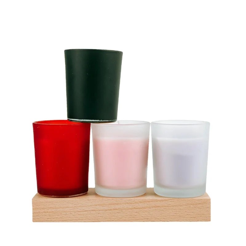 Luxury Nordic Style Fruit and Wood Scent Christmas Festival Decoration Colorful Soy Wax Candle
