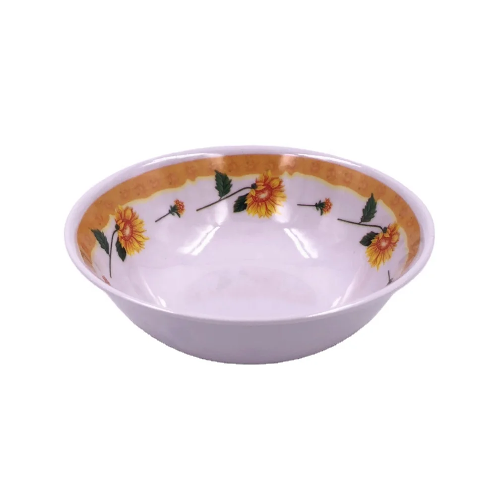 
Hot selling customized design plastic dinnerware melamine cereal bowls 