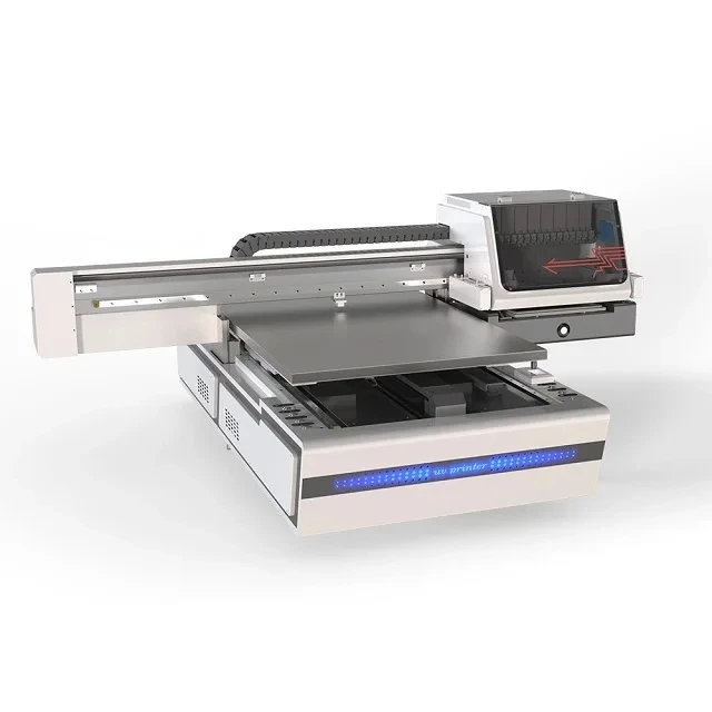 New Tech Auto Positioning UV Flatbed Printer with HD CCD Scanning System Small UV Printing Machine with XP600 I3200 Print Heads