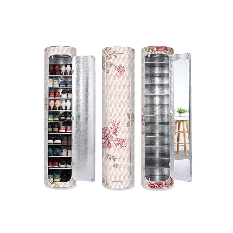 Creative Save Space Environmental Friendly Waterproof Pvc Shoe Rack Cabinet