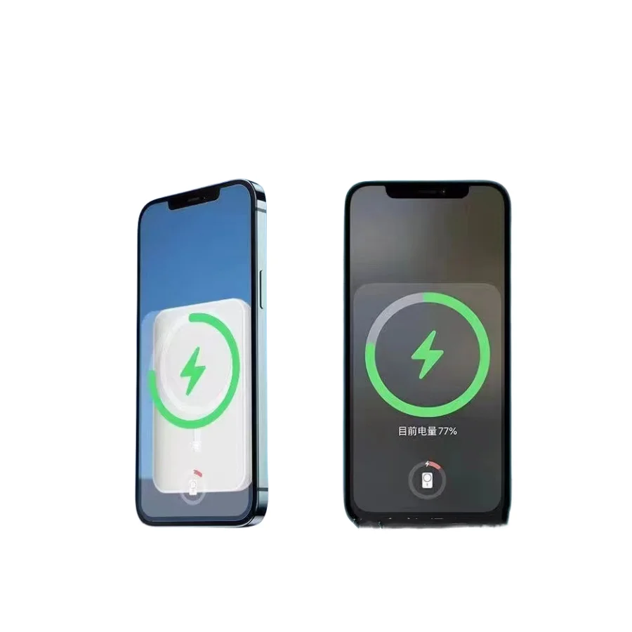 high quality Trending Portable Charger Powerbank Magnetic Wireless External Battery Fast Charging Power Bank 5000 1000