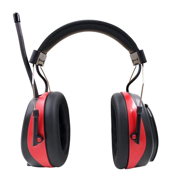 AM FM Radio Headphones with Digital Display, 30dB SNR Ear Protection Ear Muffs, Noise Reduction Hearing Protectors