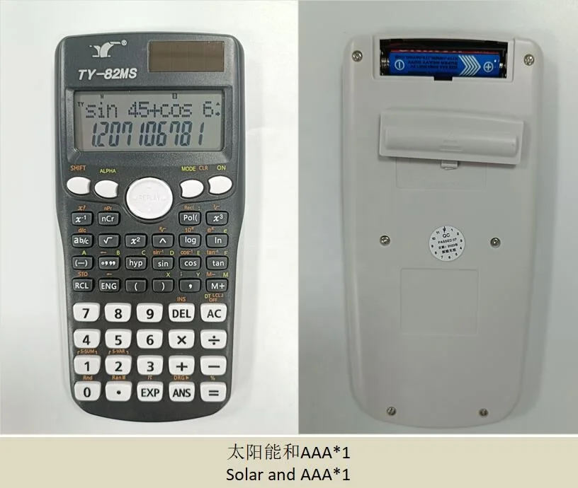 Used to show mathematical computations Calculator Scientific TY-290ES Scientific Calculator Manufacturer