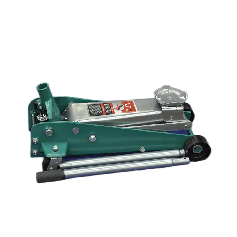 2 тонны портативная Ручная гидравлическая тележка на колесах Напольный домкрат для автомобиля