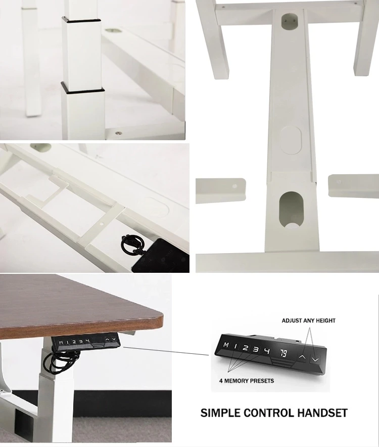 
Electric Height Adjustable Desk Sit Stand Up Office Table Design Simple Adjustable Standing Desk 