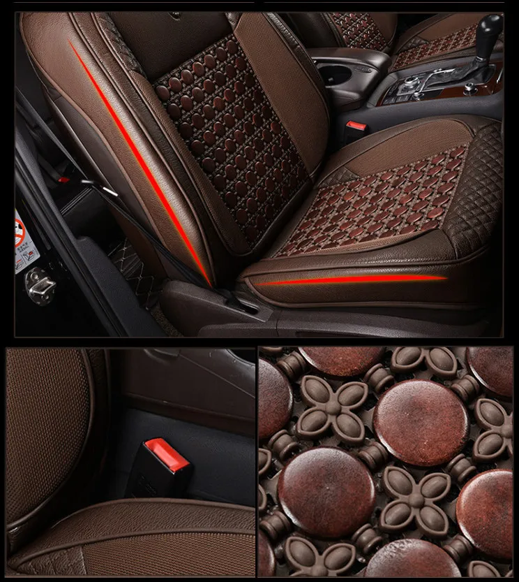 
New design durable breathable pearwood car seat covers 