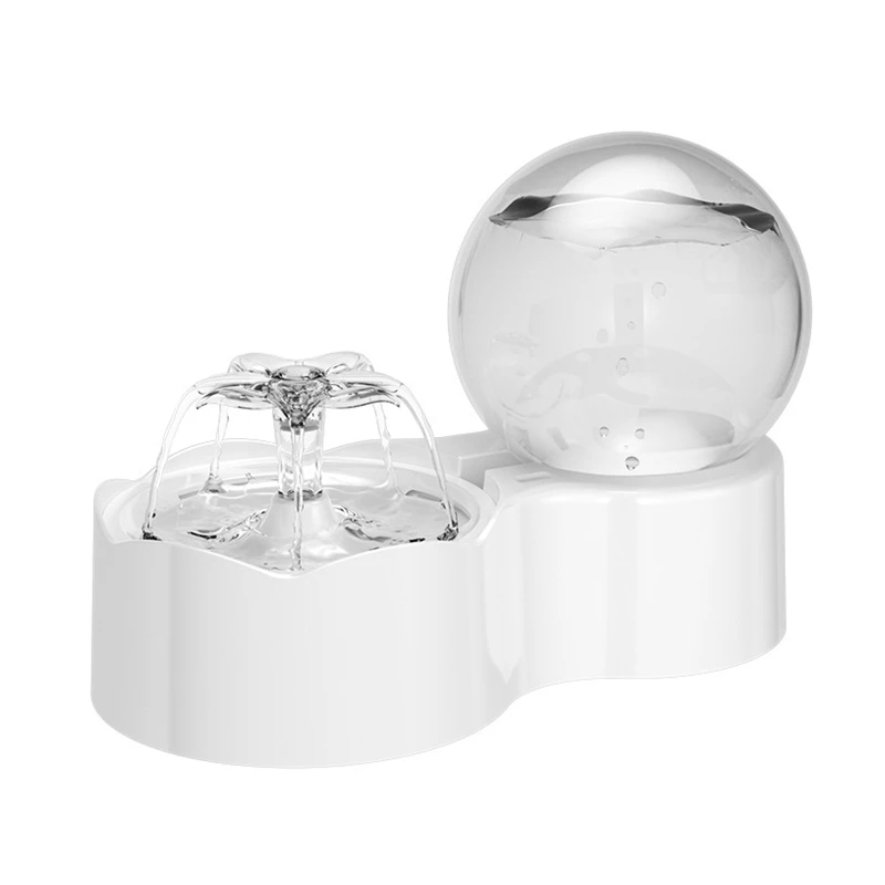 Инновационный дизайн 2.3L автоматический циркуляции воды фильтрации с рисунком собачки и котика поливальщик диспенсер Фонтан для домашних животных