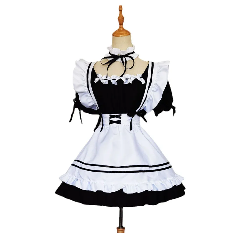 2023 Cute Lolita Maid Costumes Girls  Lovely Maid Cosplay Costume Animation Show Japanese Outfit Dress Clothes