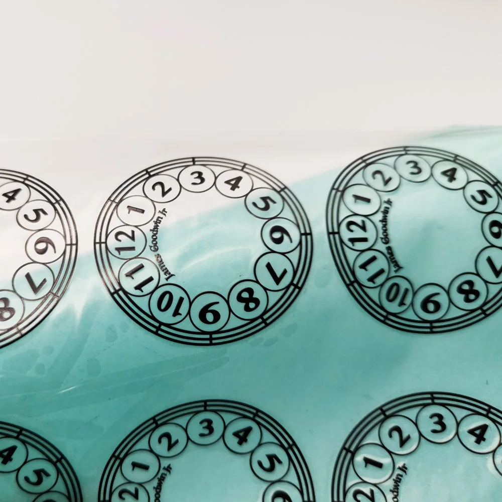 Customize Luxury Gold Adhesive Label Transfer Metal Sticker for Watch Dials 3D Logo Decals Waterproof Emboss Gold Sticker