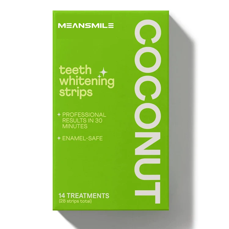 Private Label Professional Home 6% HP Bright White Smile Advanced Tooth White Nature Teeth Whitening Strips For Dental Care