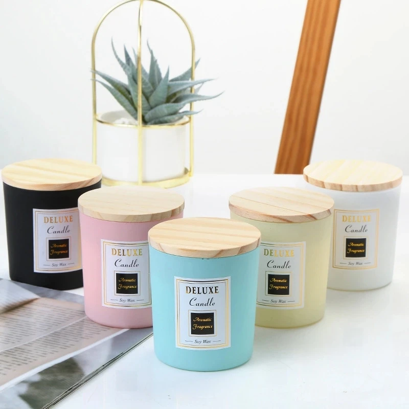  Top selling candle jars 6 different color physical more