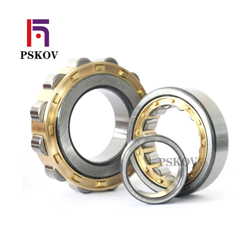 PSKOV RN series RN307 RN307M эксцентриковый цилиндрический роликовый подшипник 307 с латунной клеткой 35*70 2*21