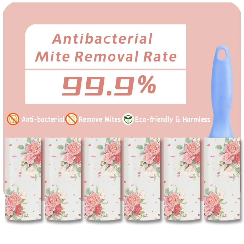 10cm Eco-Friendly Plastic Lint Roller Clothes Hair Remover Dust Removal Harmless Material Degerming Mite Removal