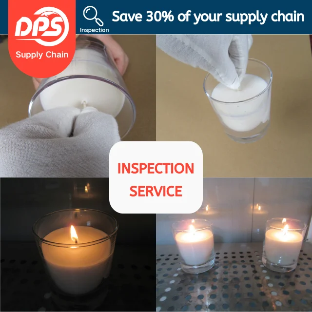 Third Party 100% Quality Control Service Whiskey Candle pre-shipment Inspection Service