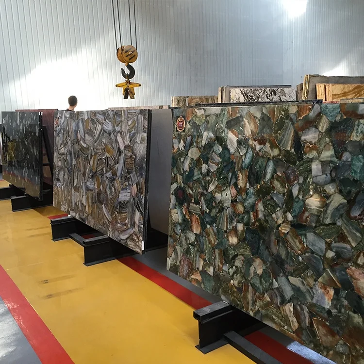 Агатовая плита высокого качества Украшение стен и пола из натурального камня с отделкой наружных