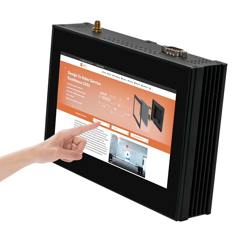 7 8 9,7 дюймов промышленный Ip65/66/67 прочный водонепроницаемый безвентиляторный сенсорный экран P все-в-одном компьютер 1024*600