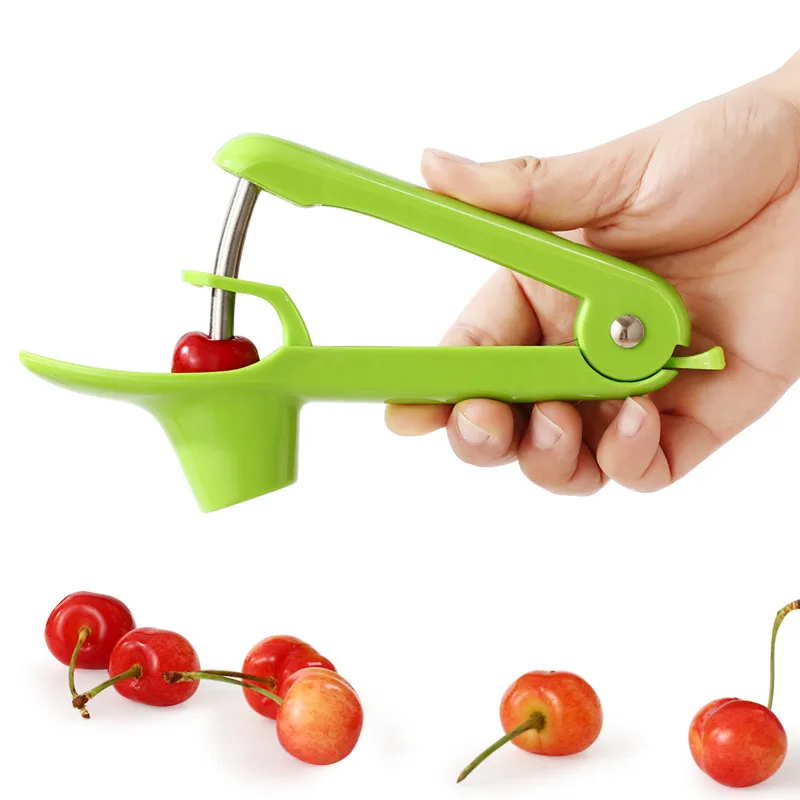 Coring Device Tools Stainless Steel Cherry Pitter Red Date Jujube Corer Remover  And Olive Pitter Tool High Quality Plastic