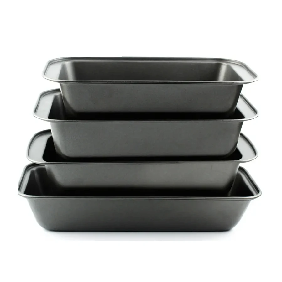 Large non stick carbon steel bake toast pan Meat bread loaf pan baking ware no stick baking ovenware