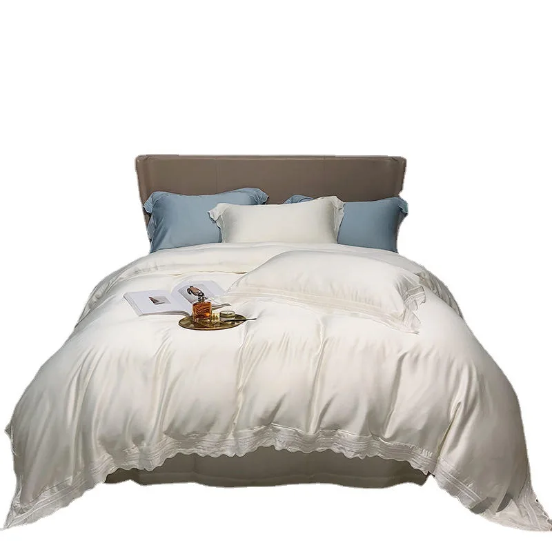 100% Natural Bamboo Sheets  Bed Skirts Silky Soft Touch Hypoallergenic Cool and Breathable 4 Piece Hotel Luxury Sheets Set