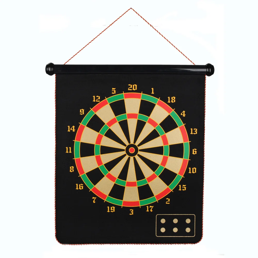 Custom Design Rolling Up Magnetic Dart Board Game with Double Sided Dartboard for Kids Adults Family Indoor Games