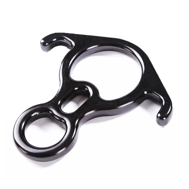 50kN rescue figure 8 descender for rappelling belaying mountaineering