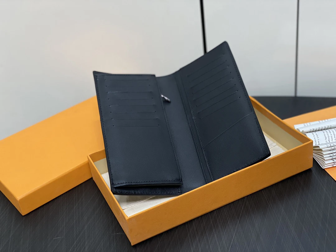 2024 Famous Luxury Designer Bag men Wallet Pu Leather Credit Card Wallet With Zipper Card Holder