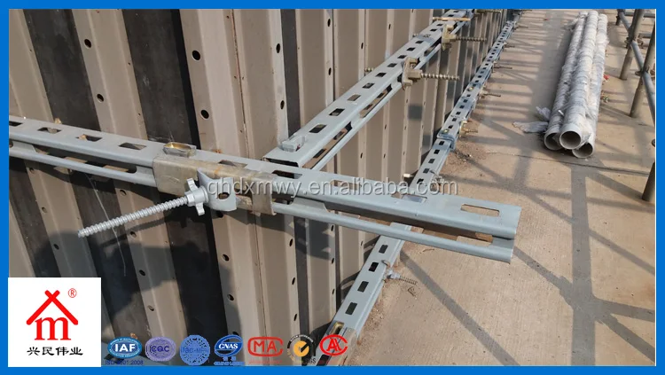 steel formwork for concrete wall formwork building material