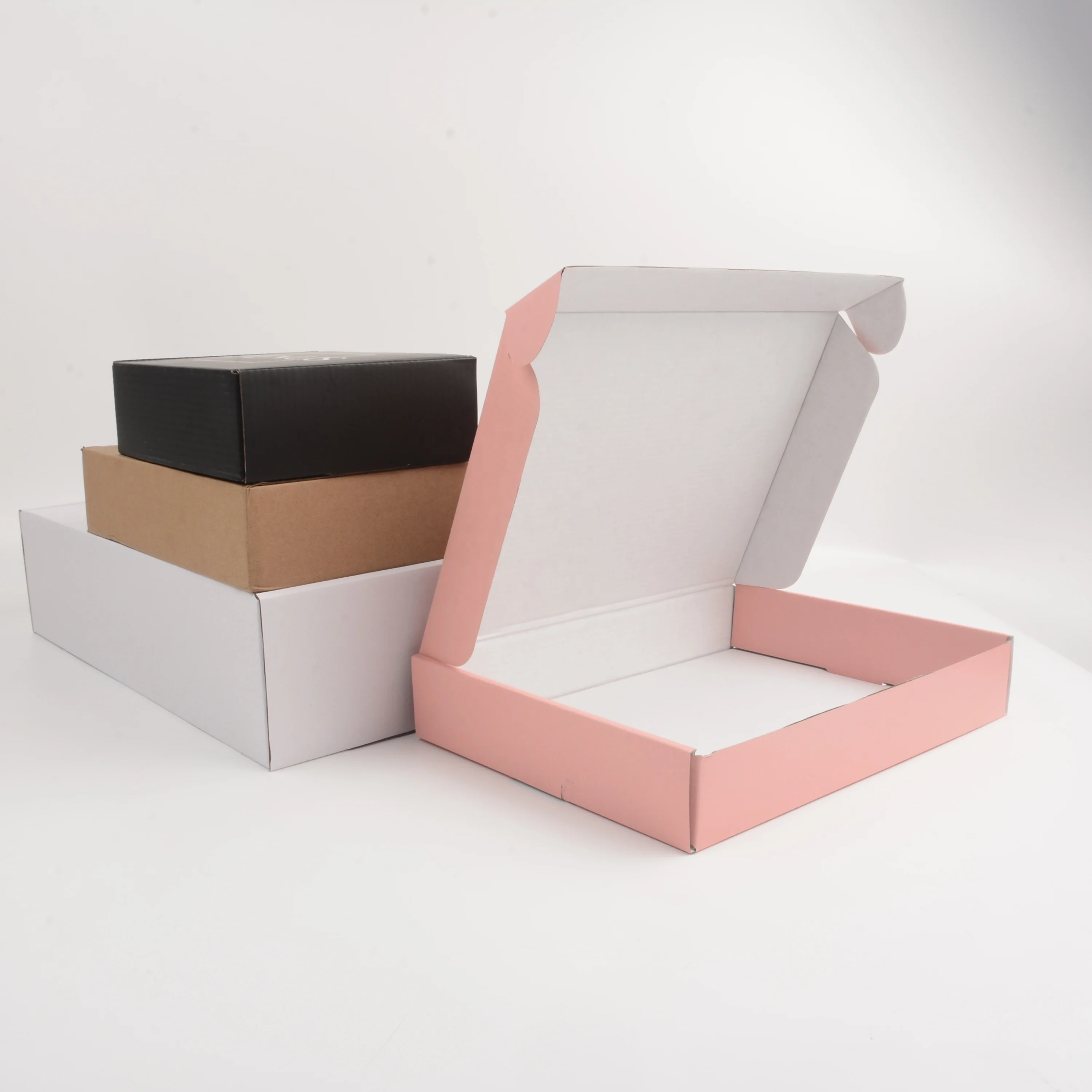 Wholesale Corrugated Cardboard Mailing Custom Printed Cardboard with Logo Boxes for Packing Clothes for Online Stores