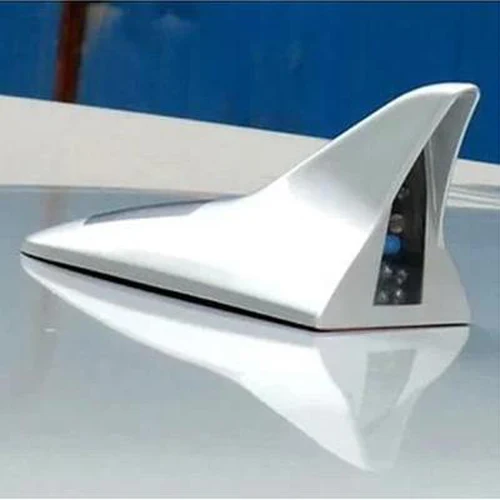 New Solar Powered Car Shark Fin Antenna Style  10 Leds Warning Flash Tail Light